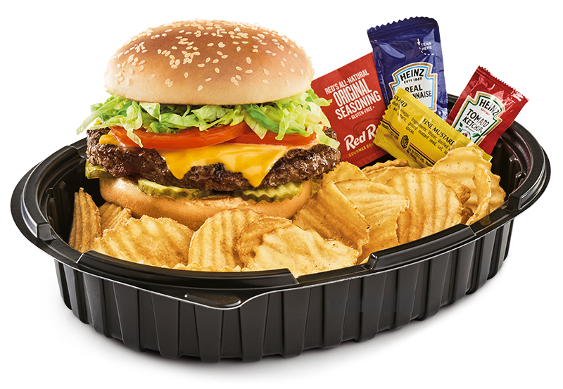 Gourmet Cheeseburger Boxed Meal