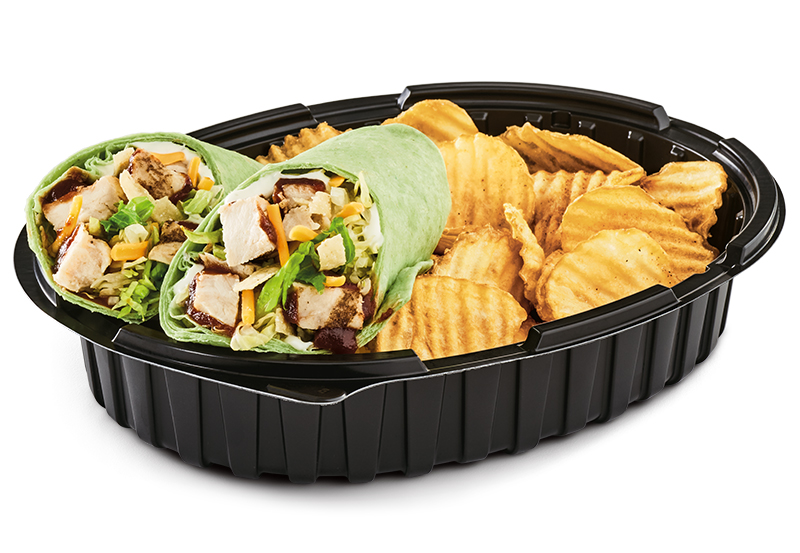 Whiskey River® BBQ Chicken Wrap Boxed Meal